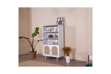 Bokhylla Terra Vit / Ek - Vit - Förvaring - Hylla - Bokhylla