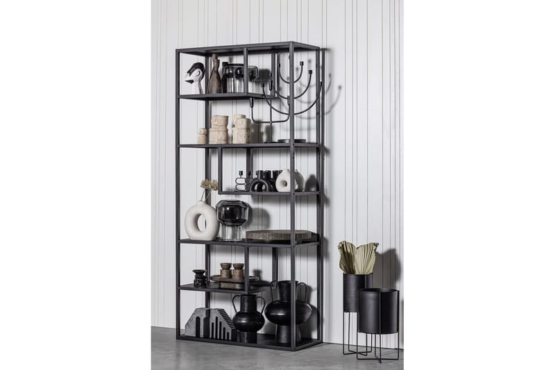 Teun Bokhylla 35x85 cm - Svart - Förvaring - Hylla - Bokhylla