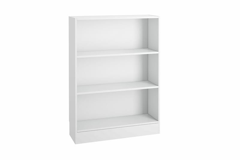 Trysil Bokhylla 79 cm Låg - Vit - Förvaring - Hylla - Bokhylla