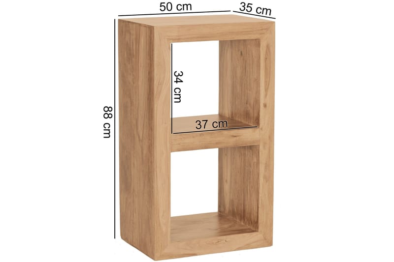Vardaman Bokhylla - Trä/natur - Förvaring - Hylla - Bokhylla