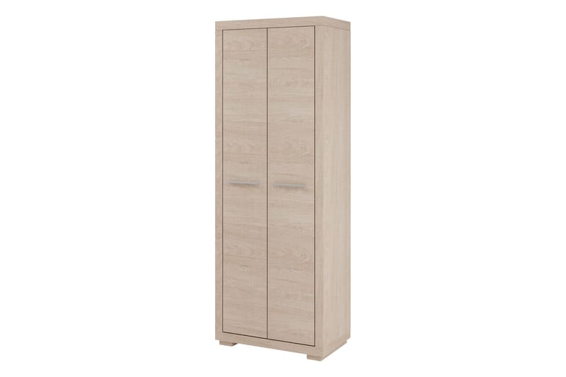 Vegas Bokhylla 70x40,5x192 cm LED-belysning, Beige/Grå