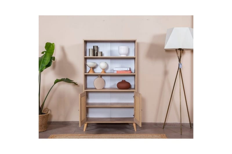 Bokhylla Velin Ek - Ek - Förvaring - Hylla - Bokhylla