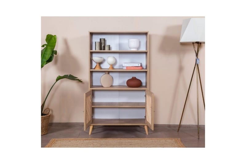 Bokhylla Velin Ek - Ek - Förvaring - Hylla - Bokhylla