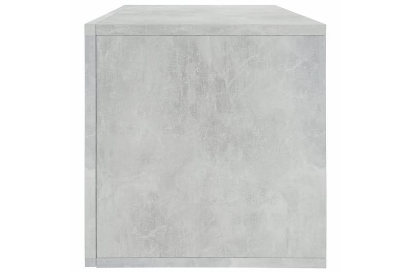 Vinylhylla betonggrå 71x34x36 cm spånskiva - Grå - Förvaring - Hylla - Bokhylla
