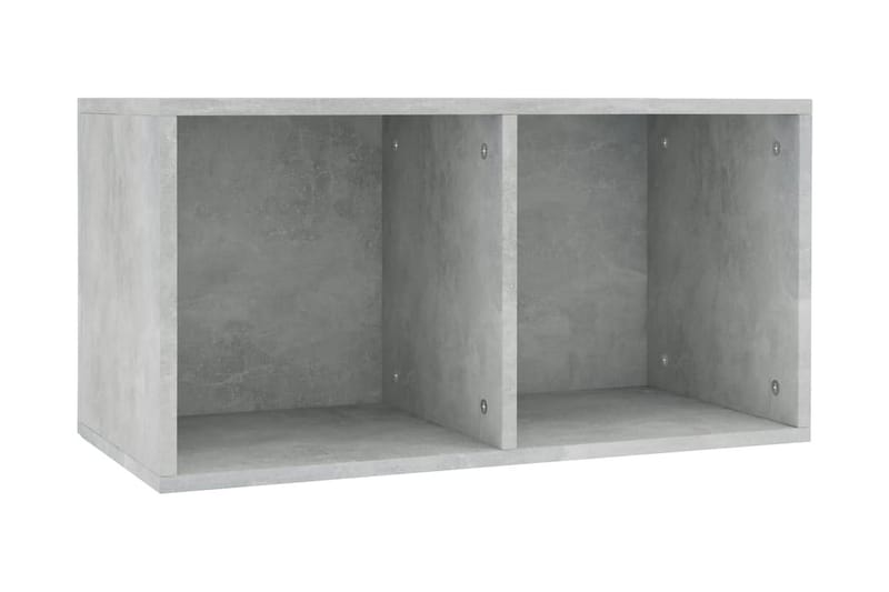 Vinylhylla betonggrå 71x34x36 cm spånskiva - Grå - Förvaring - Hylla - Bokhylla