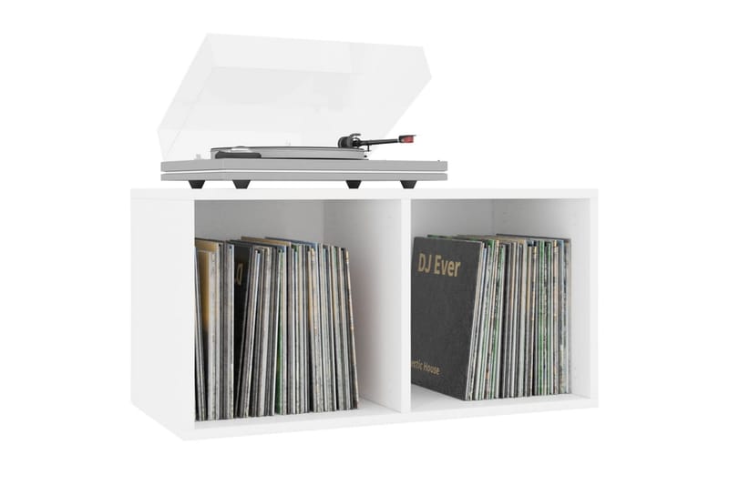 Vinylhylla vit 71x34x36 cm spånskiva - Vit - Förvaring - Hylla - Bokhylla