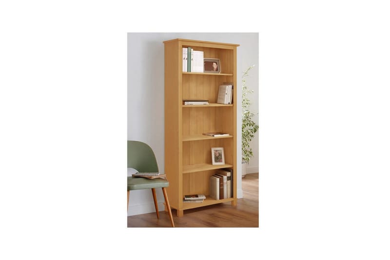 Bokhylla Pivo 77x31x171 cm, Natur - 77x31x171 cm, Natur - Förvaring - Hylla - Bokhylla