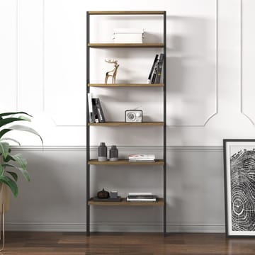 Branik Bokhylla 61x180x25 cm - Antracit/Antik valnöt - Förvaring - Hylla - Bokhylla