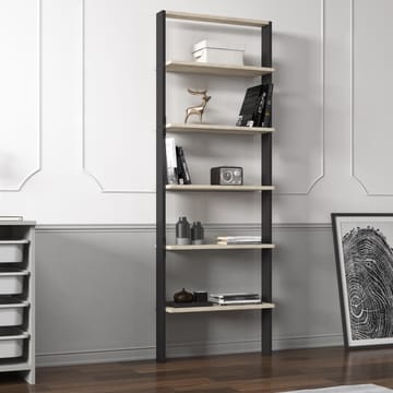 Branik Bokhylla 61x180x25 cm - Travertine/Anthracite - Förvaring - Hylla - Bokhylla
