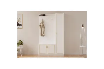 Caeton Hyllsystem 200 cm - Matt Vit - Förvaring - Skåp - Förvaringsskåp