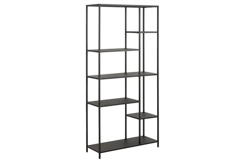 Crabtree Bokhylla 79,5 cm i Metall, Svart