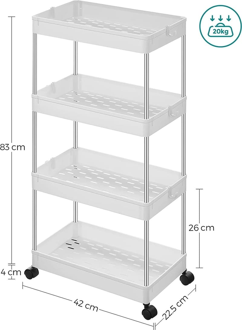 Criollo kökshylla 86 cm - Vit - Vit - Förvaring - Hylla - Hyllplan & hyllkonsol