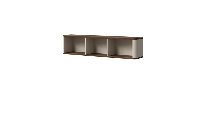 Cucina Vägghylla 130x25 cm - Svart - Förvaring - Hylla - Vägghylla