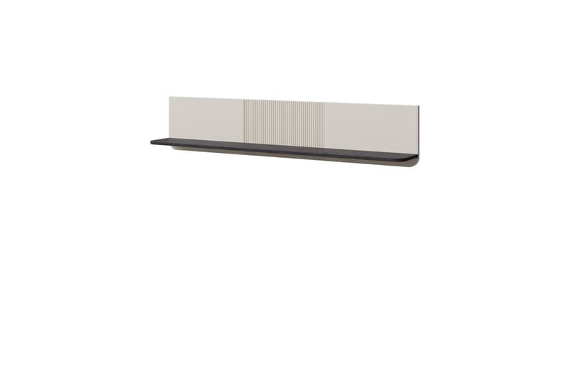 Cucina Vägghylla 150x22 cm, Beige/Grå