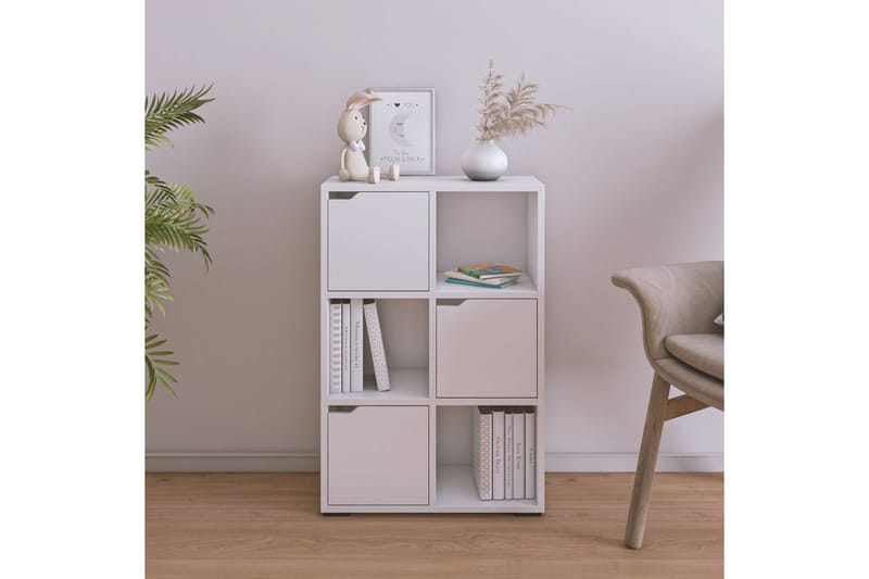 Drayla Bokhylla 60 cm - Vit - Förvaring - Hylla - Bokhylla