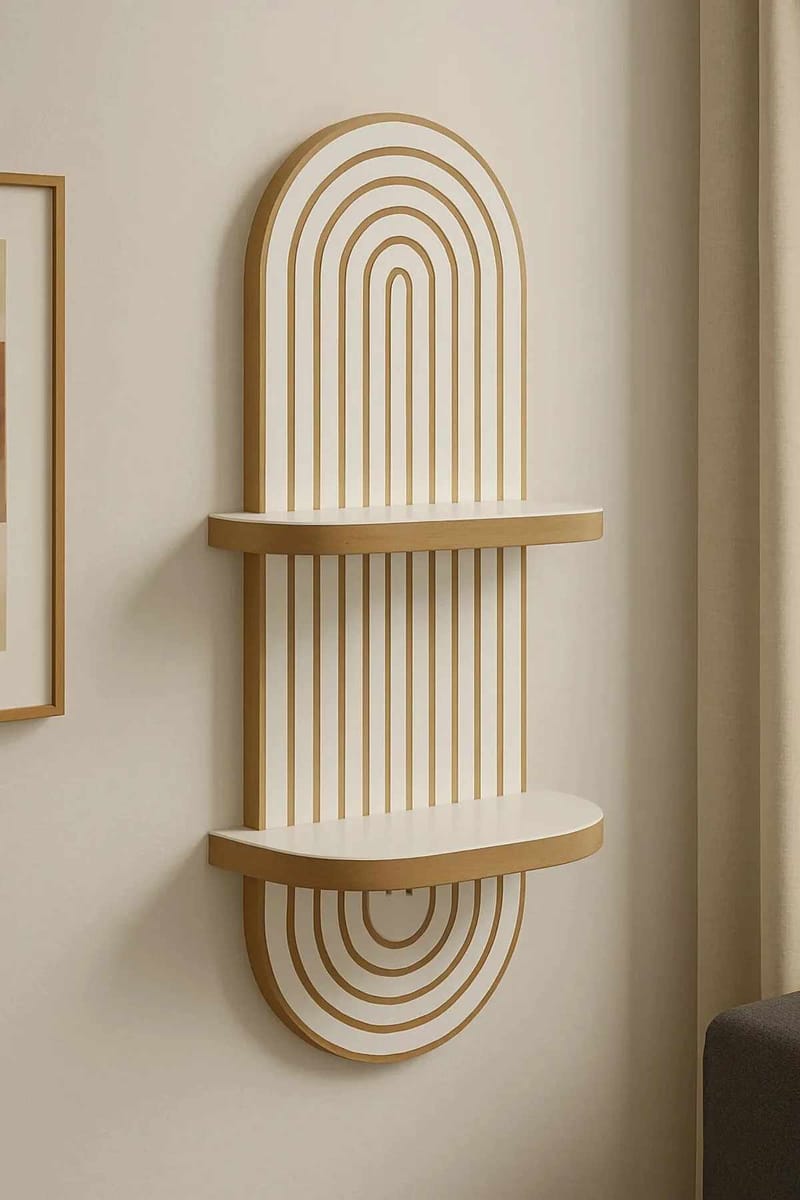 Drelor Vägghylla 20x70 cm - Vit - Förvaring - Hylla - Vägghylla