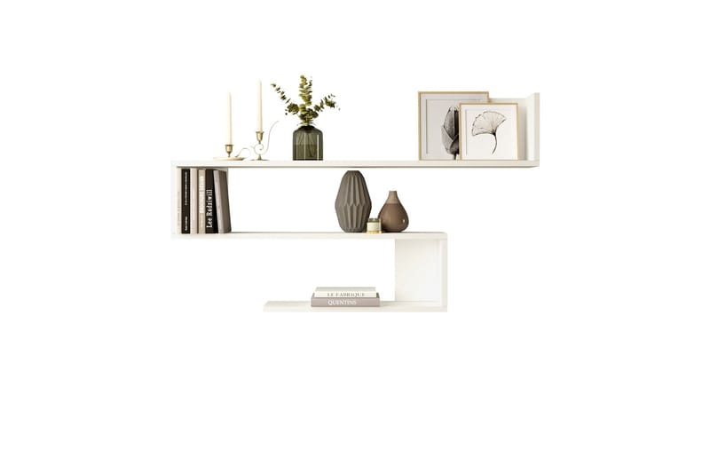 Ezzi Vägghylla 120 cm, Vit