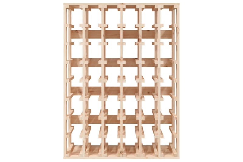 beBasic Vinställ 70x33x94 cm massiv furu - Brown - Förvaring - Hylla - Förvaringshylla - Vinställ & vinhylla
