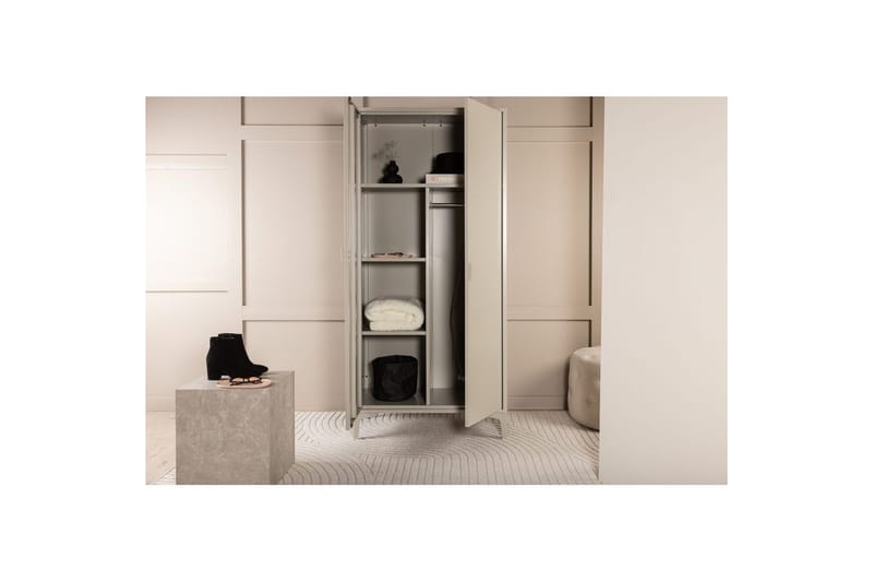 Garderob Piring - Beige - Förvaring - Klädförvaring - Garderob & garderobssystem - Klädskåp & fristående garderob
