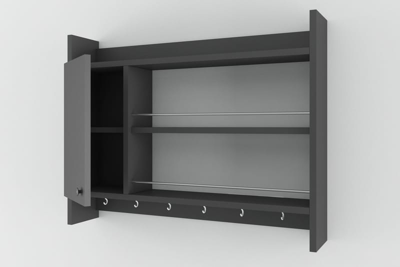 Nivillac Kryddhylla 85x15 cm - Grå - Förvaring - Hylla - Förvaringshylla - Kryddhylla & kryddställ