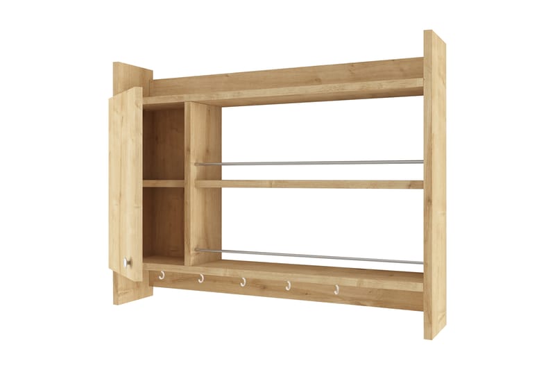 Nivillac Kryddhylla 85x15 cm - Natur - Förvaring - Hylla - Förvaringshylla - Kryddhylla & kryddställ