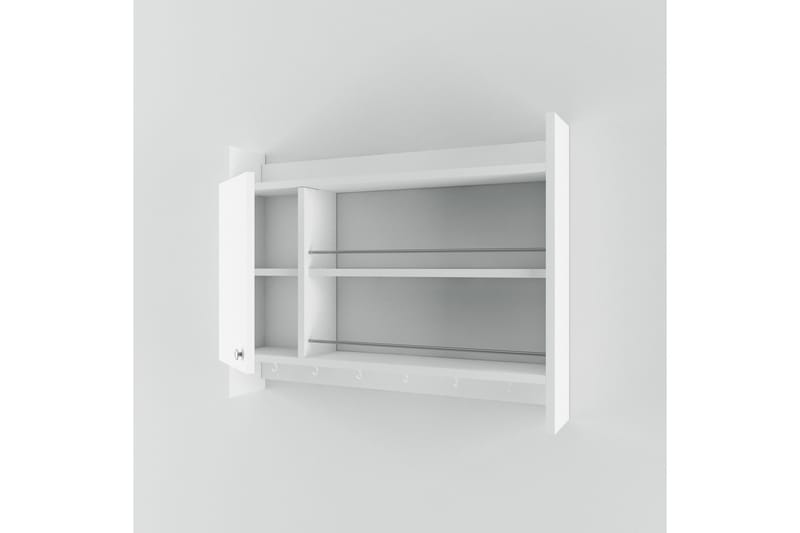 Nivillac Kryddhylla 85x15 cm - Vit - Förvaring - Hylla - Förvaringshylla - Kryddhylla & kryddställ