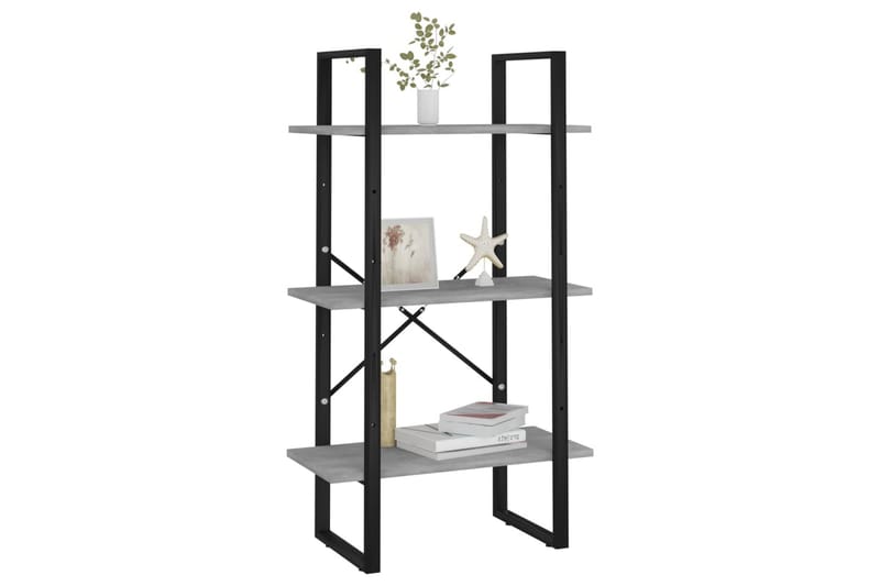 Förvaringshylla betonggrå 60x30x105 cm spånskiva - Grå - Förvaring - Hylla - Förvaringshylla - Lagerhylla