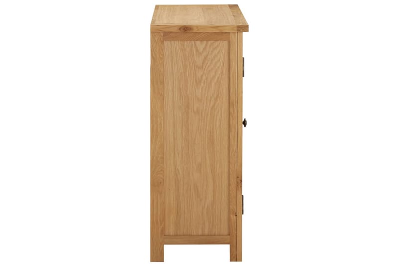 Vinskåp för 11 flaskor 80x32x80 cm massiv ek - Brun - Förvaring - Hylla - Förvaringshylla - Vinställ & vinhylla