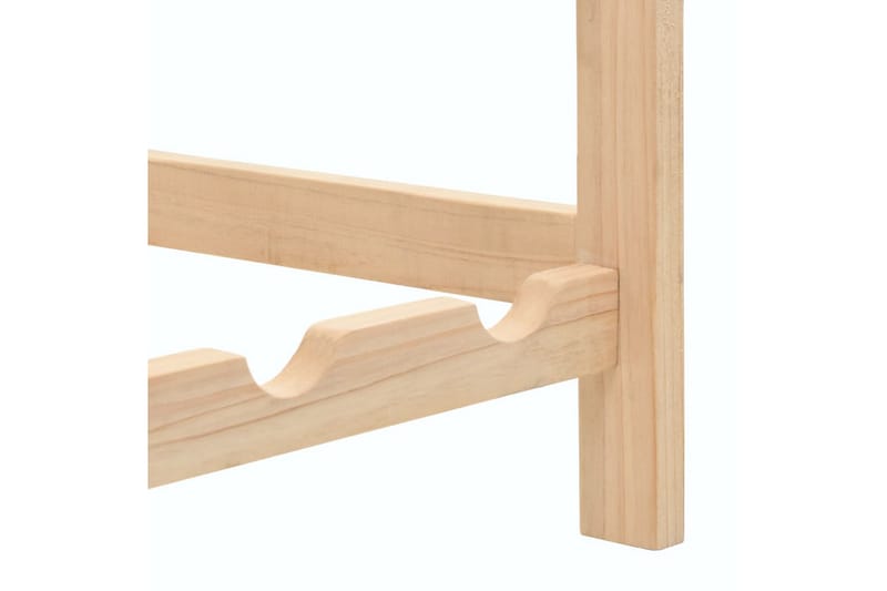 Vinställ i cederträ 57,5x28x102 cm - Brun - Förvaring - Hylla - Förvaringshylla - Vinställ & vinhylla