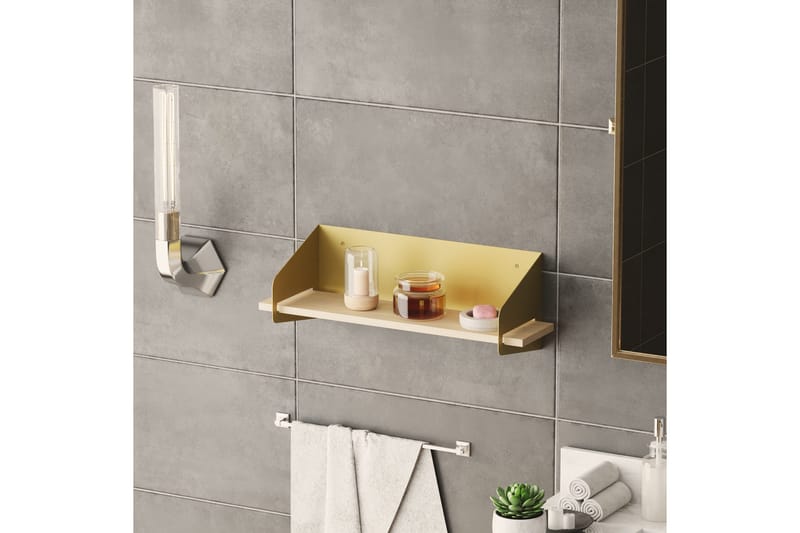 Faeryn Vägghylla 60 cm - Guld - Förvaring - Hylla - Vägghylla