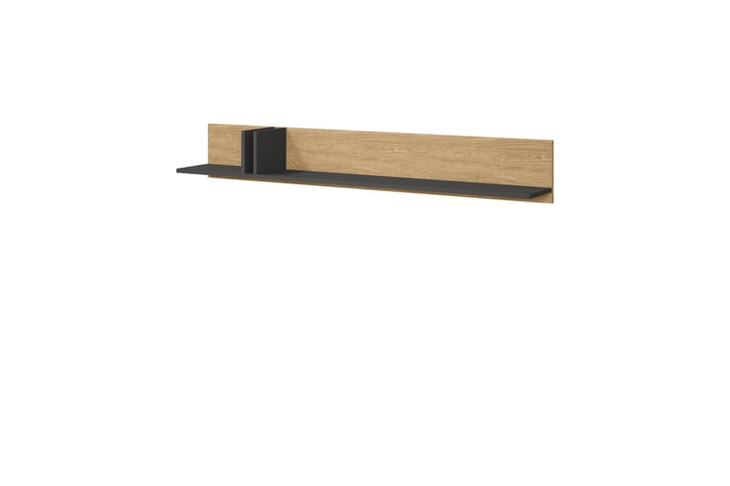 Farshian Vägghylla 150x22 cm - Grå/Brun - Förvaring - Hylla - Vägghylla