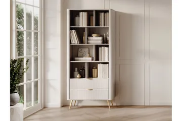 Forba Bokhylla 88 cm i Ljust Trä - Beige - Förvaring - Hylla - Bokhylla