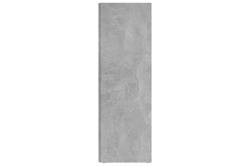 Hörnhylla betonggrå 33x33x100 cm spånskiva - Grå - Förvaring - Hylla - Hörnhylla