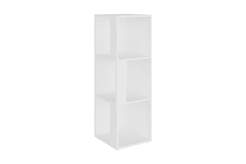 Hörnhylla vit 33x33x100 cm spånskiva - Vit - Förvaring - Hylla - Hörnhylla
