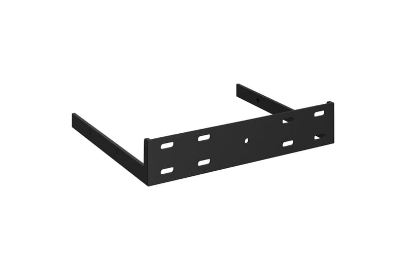 Svävande hörnhyllor 2 st grå högglans 25x25x3,8 cm MDF - Grå - Förvaring - Hylla - Hörnhylla