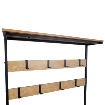 Hallhylla Hedvig 100x36x180 cm - ask/svart - Förvaring - Hylla - Hatthylla