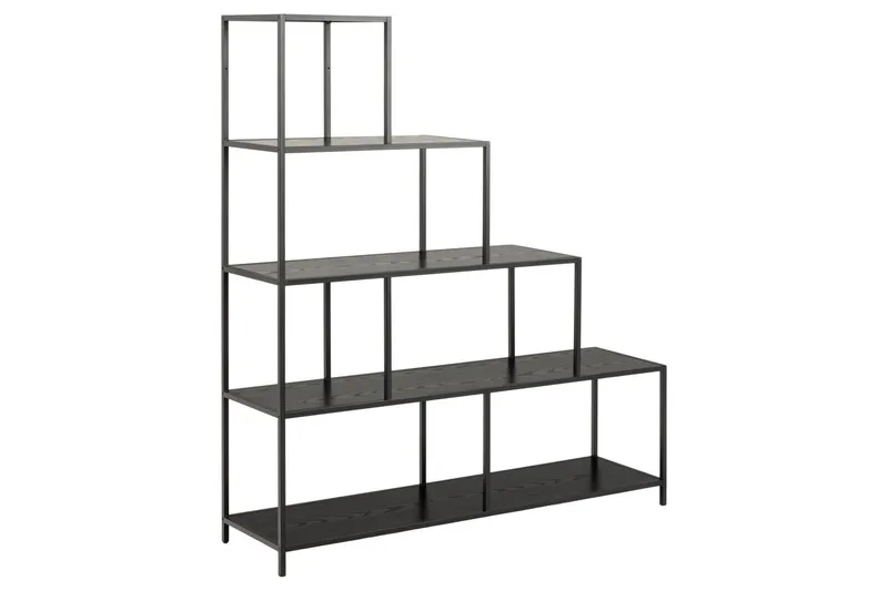 Hartsoe Bokhylla 135 cm - Svart - Förvaring - Hylla - Bokhylla