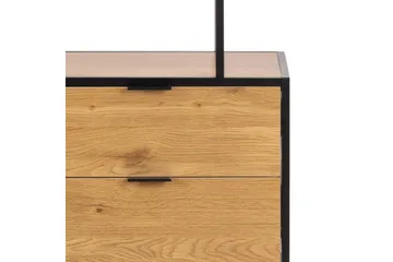 Hartsoe Bokhylla 77 cm i Ek - Brun - Förvaring - Hylla - Bokhylla