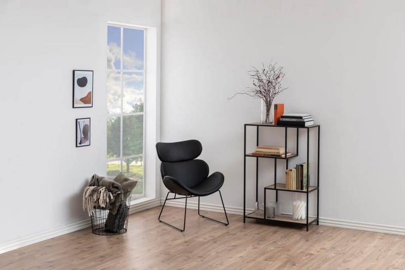 Hartsoe Bokhylla 77 cm i Ek - Brun - Förvaring - Hylla - Bokhylla