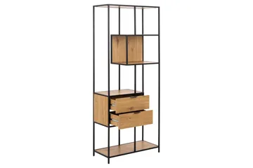 Hartsoe Bokhylla 77 cm i Ek - Brun - Förvaring - Hylla - Bokhylla
