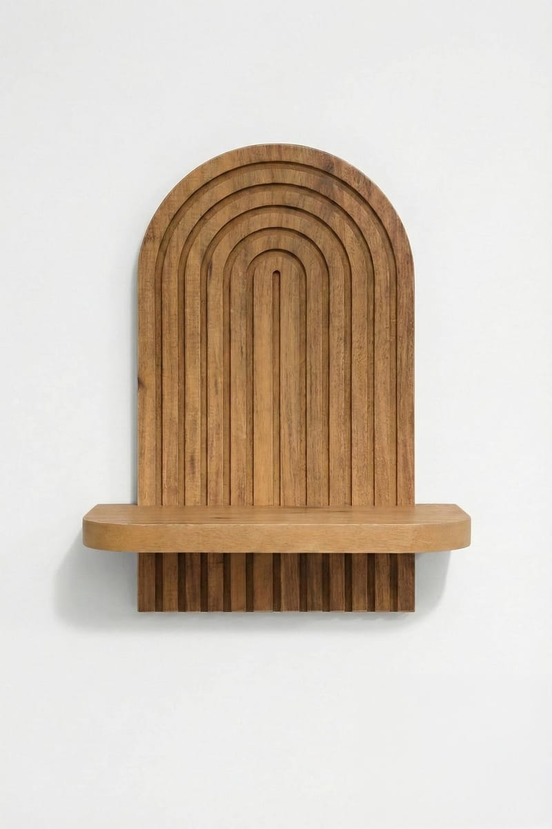 Hasina Vägghylla 26x35x13 cm - Ek - Förvaring - Hylla - Vägghylla