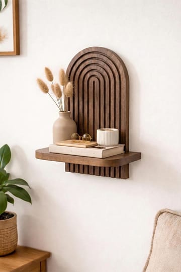 Hasina Vägghylla 26x35x13 cm - Wenge - F örvaring - Hylla - Vägghylla
