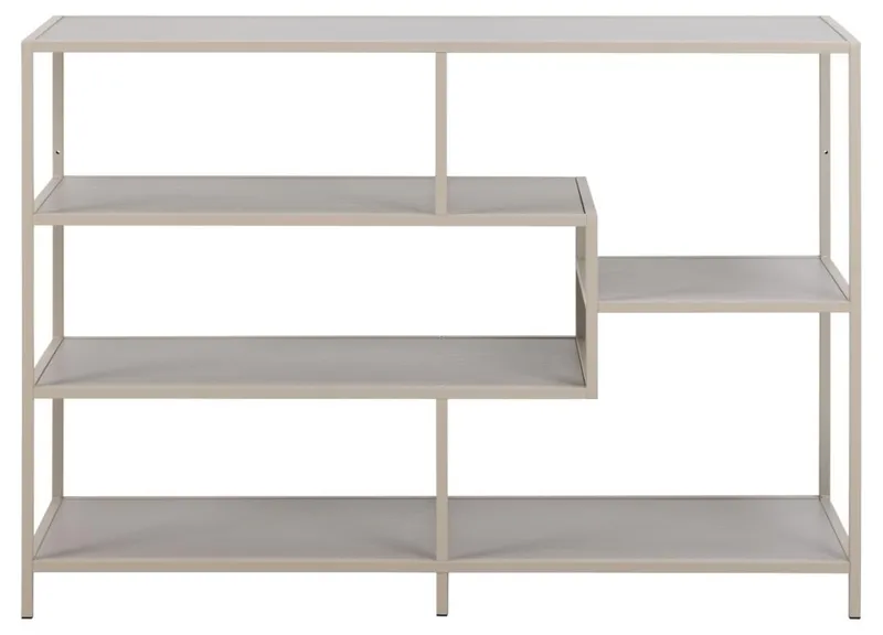 Hasslevik Bokhylla 114 cm - Grå - Förvaring - Hylla - Bokhylla