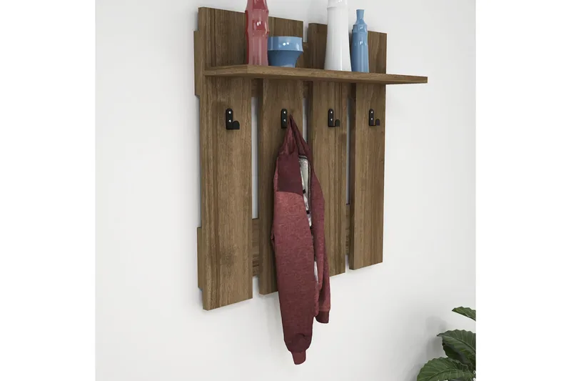 Casaluce Hatthylla 70x18 cm, Mörkbrun