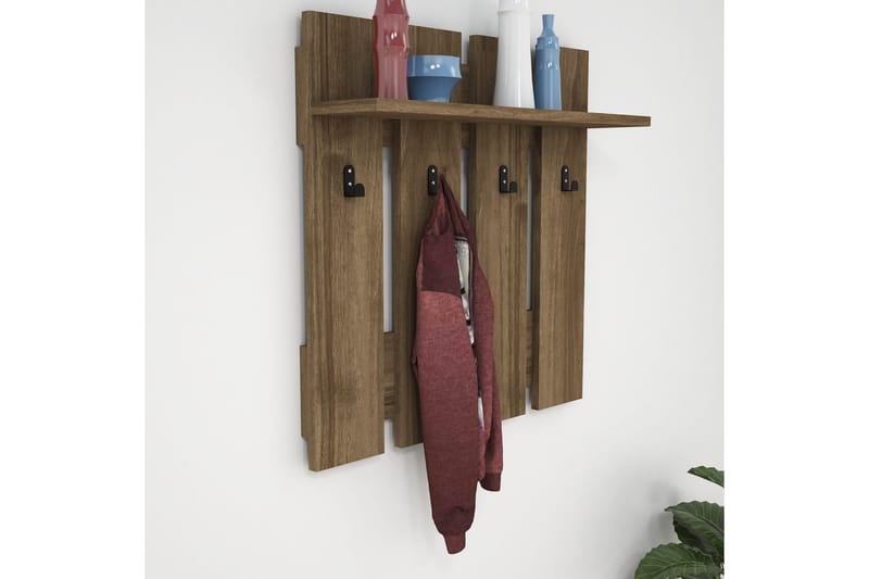 Casaluce Hatthylla 70x18 cm, Mörkbrun