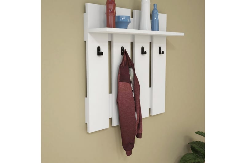 Casaluce Hatthylla 70x18 cm - Vit - Förvaring - Hylla - Hatthylla