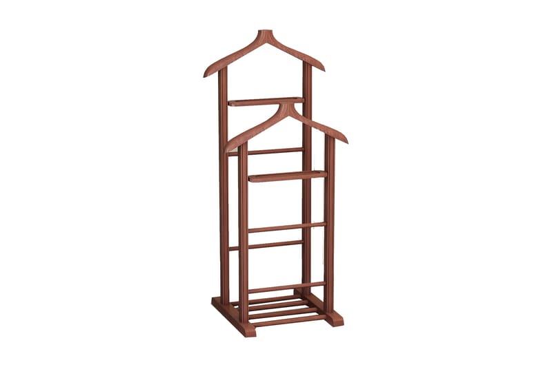 Pega Hatthylla 120x34 cm - Mörkbrun - Förvaring - Klädförvaring - Klädhängare - Herrbetjänt