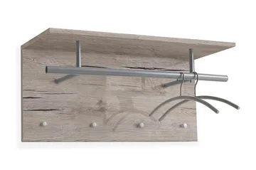 Spot Hatthylla 72 cm - Ljus Ek - Förvaring - Hylla - Hatthylla