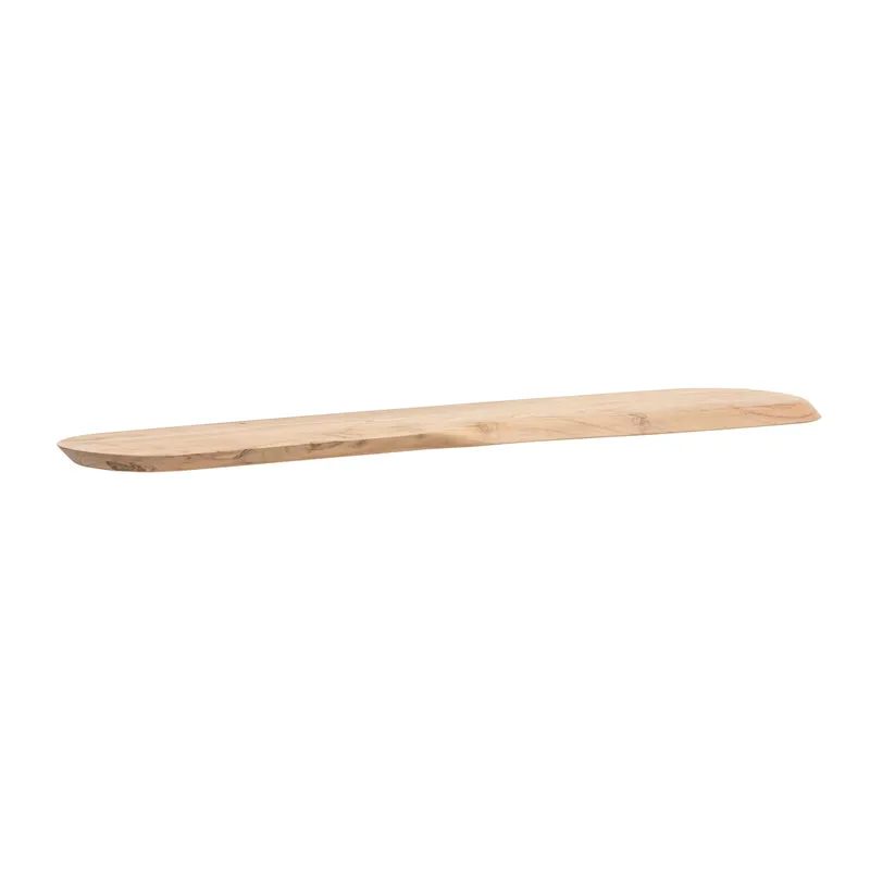 Helela Vägghylla 120 cm Asymmetrisk, varm honungsbrun