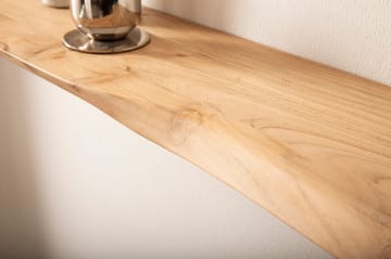 Helela Vägghylla 40 cm Asymmetrisk - varm honungsbrun - Förvaring - Hylla - Vägghylla